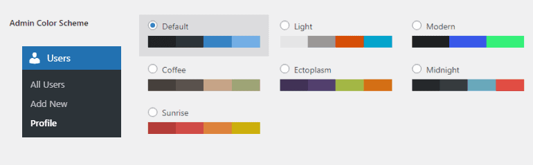 Standardized colors for WP-admin CSS