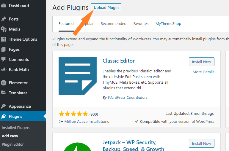 Uploading plugin via zip file