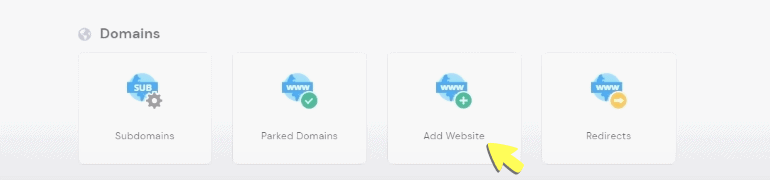 Add addon domain via domain option